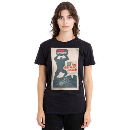Black - Side - Star Trek Unisex Adult The Original Series Episode 16 T-Shirt