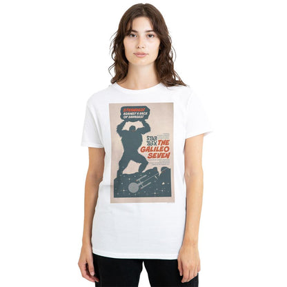 White - Side - Star Trek Unisex Adult The Original Series Episode 16 T-Shirt