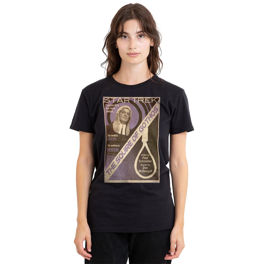 Black - Side - Star Trek Unisex Adult The Original Series Episode 17 T-Shirt