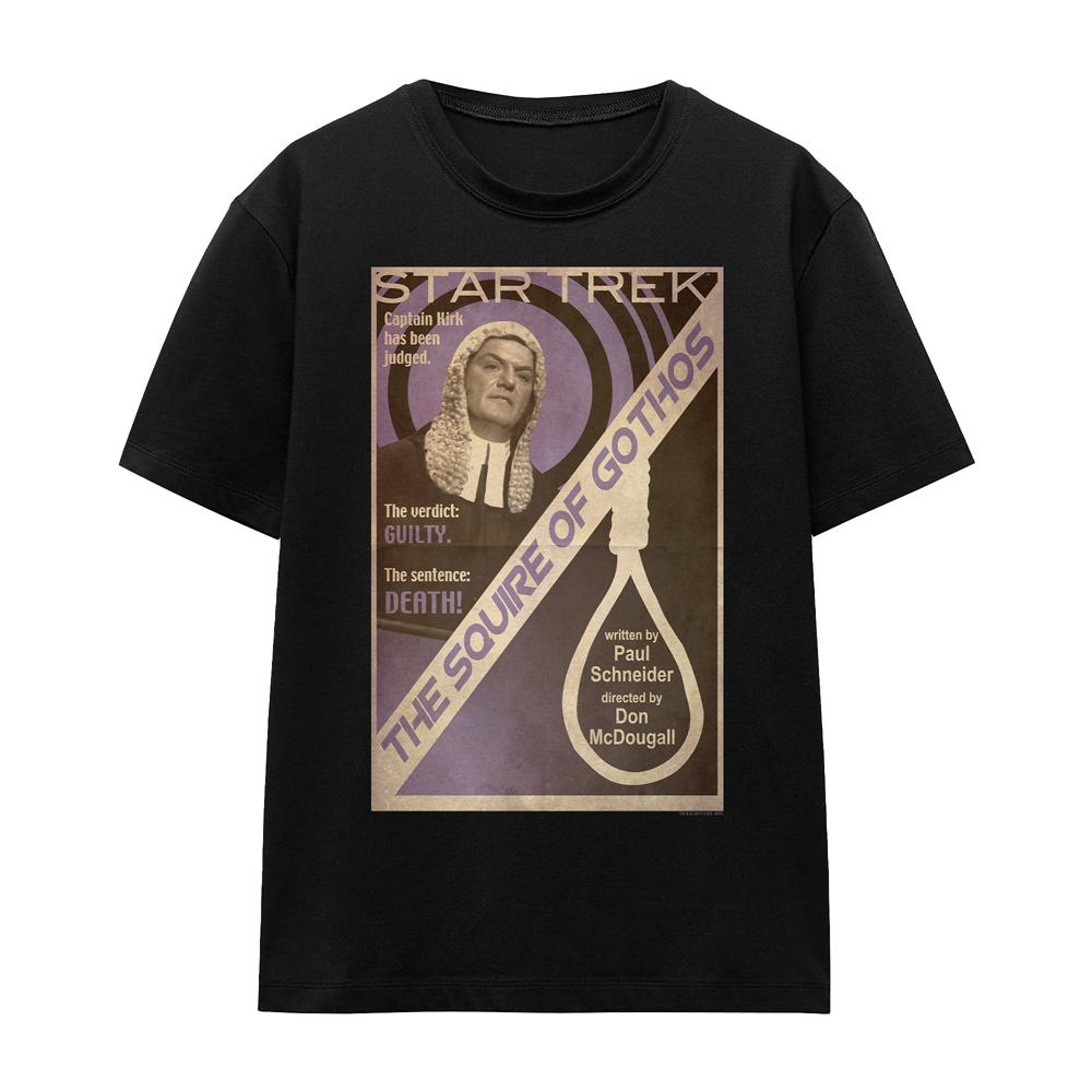 Black - Front - Star Trek Unisex Adult The Original Series Episode 17 T-Shirt