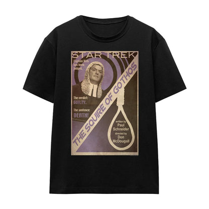 Black - Front - Star Trek Unisex Adult The Original Series Episode 17 T-Shirt