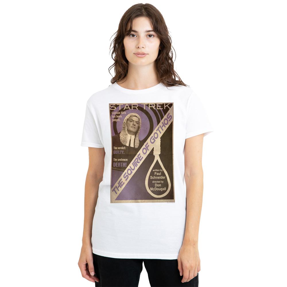 White - Side - Star Trek Unisex Adult The Original Series Episode 17 T-Shirt
