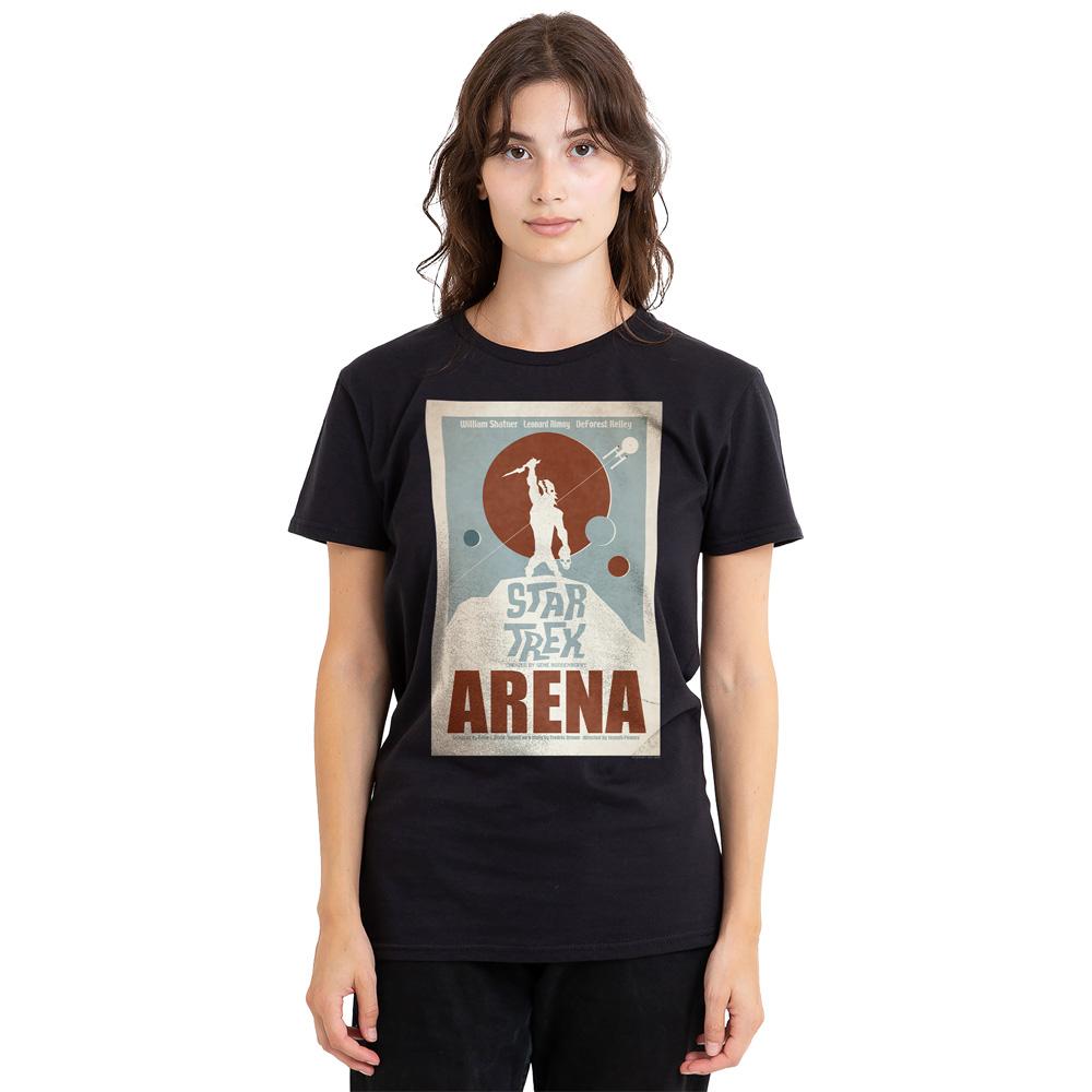 Black - Side - Star Trek Unisex Adult The Original Series Episode 18 T-Shirt