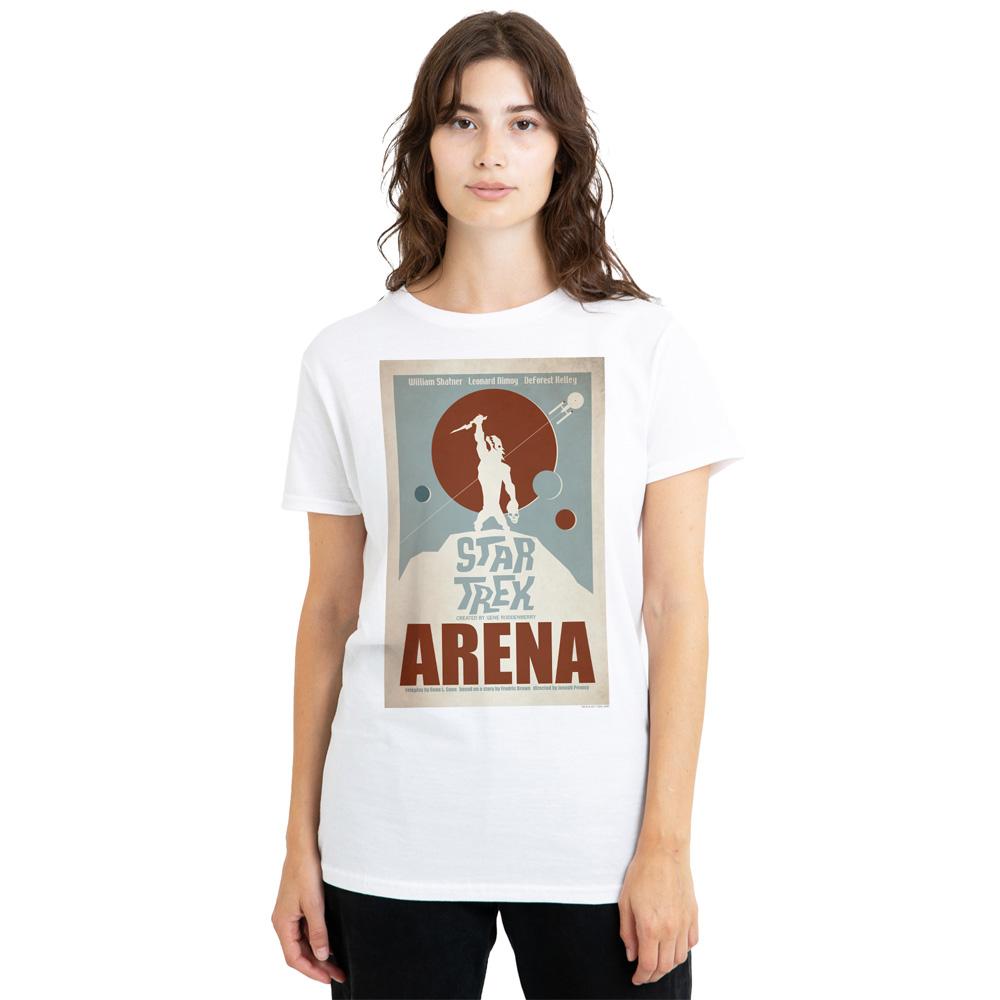 White - Side - Star Trek Unisex Adult The Original Series Episode 18 T-Shirt