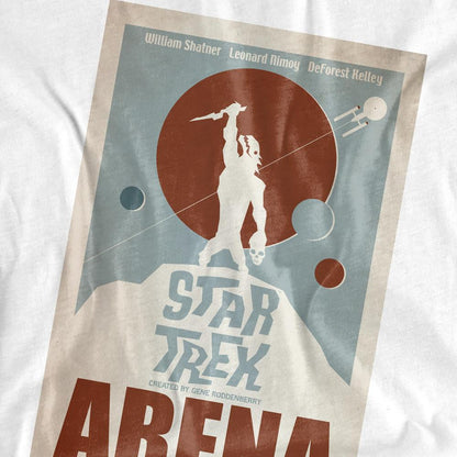 White - Pack Shot - Star Trek Unisex Adult The Original Series Episode 18 T-Shirt
