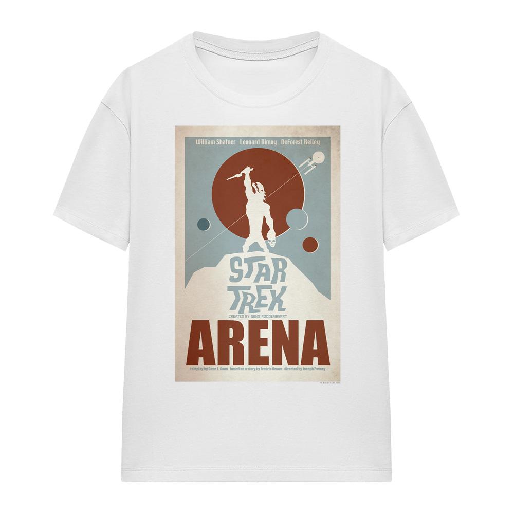White - Front - Star Trek Unisex Adult The Original Series Episode 18 T-Shirt