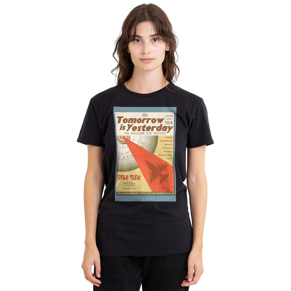 Black - Side - Star Trek Unisex Adult The Original Series Episode 19 T-Shirt