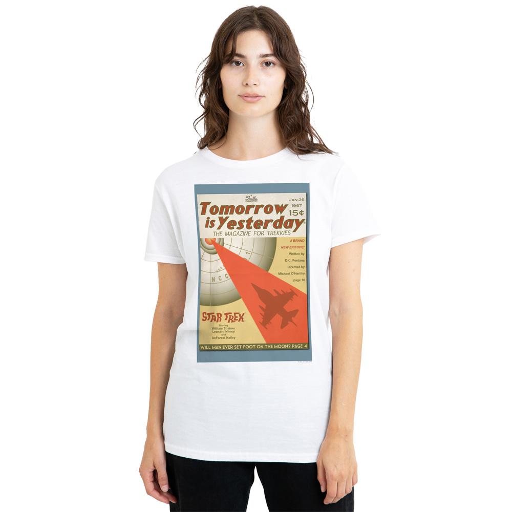 White - Side - Star Trek Unisex Adult The Original Series Episode 19 T-Shirt