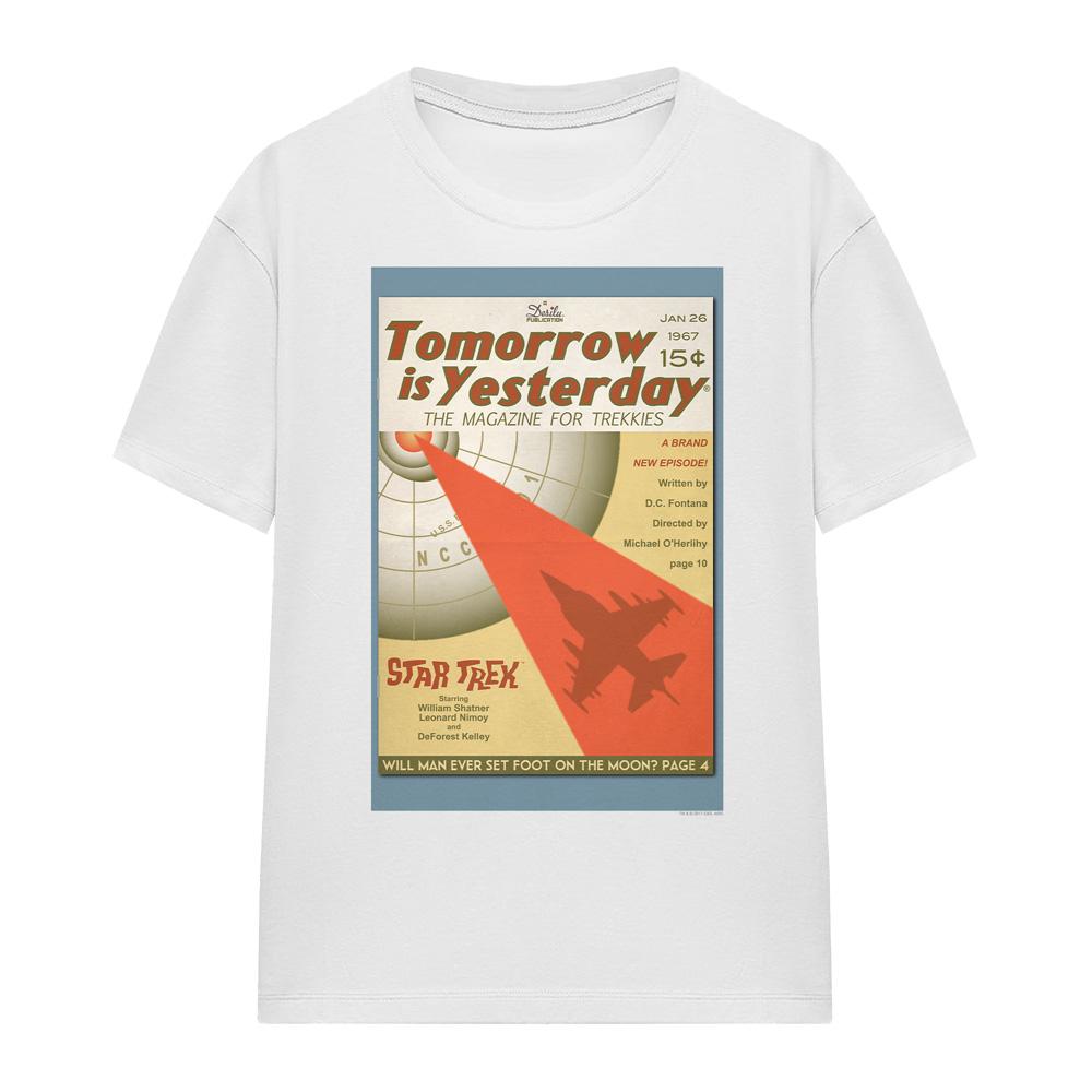 White - Front - Star Trek Unisex Adult The Original Series Episode 19 T-Shirt