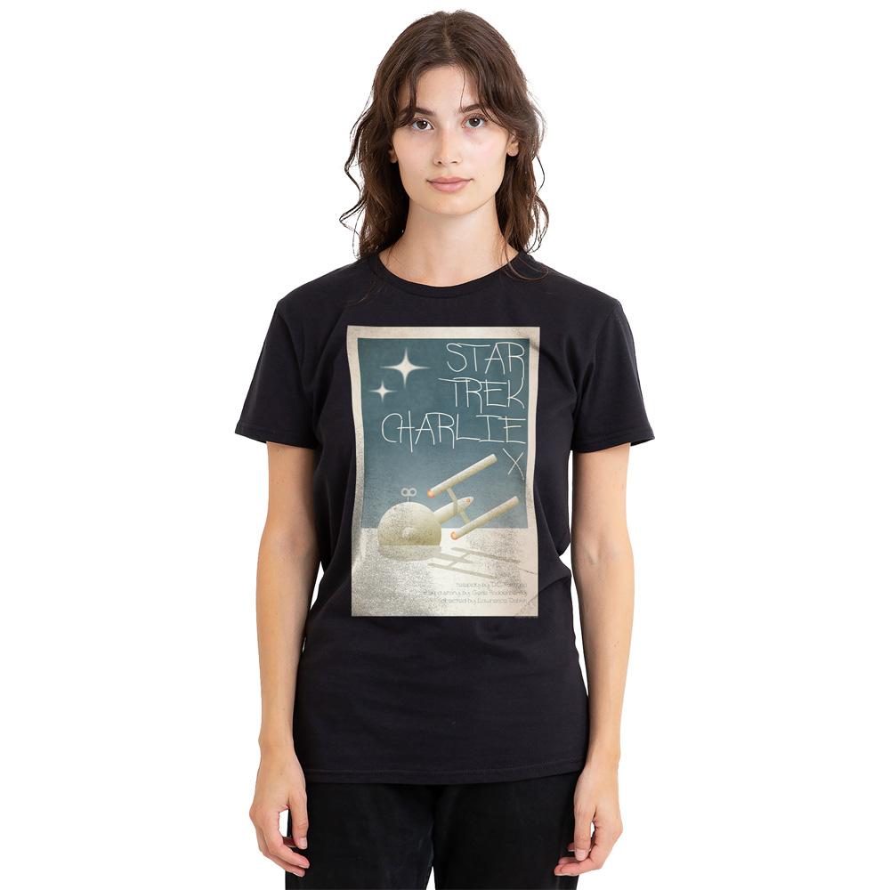 Black - Side - Star Trek Unisex Adult The Original Series Episode 2 T-Shirt