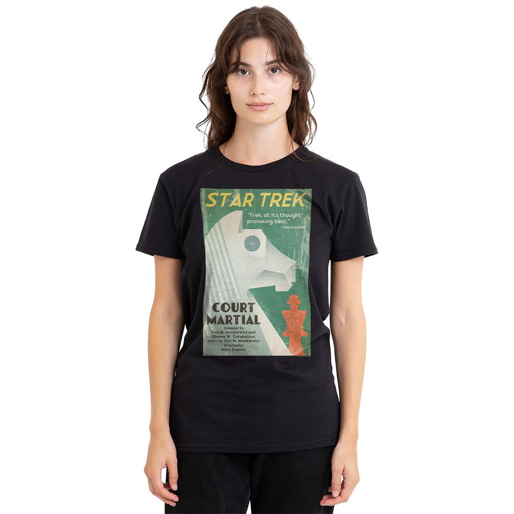 Black - Side - Star Trek Unisex Adult The Original Series Episode 20 T-Shirt