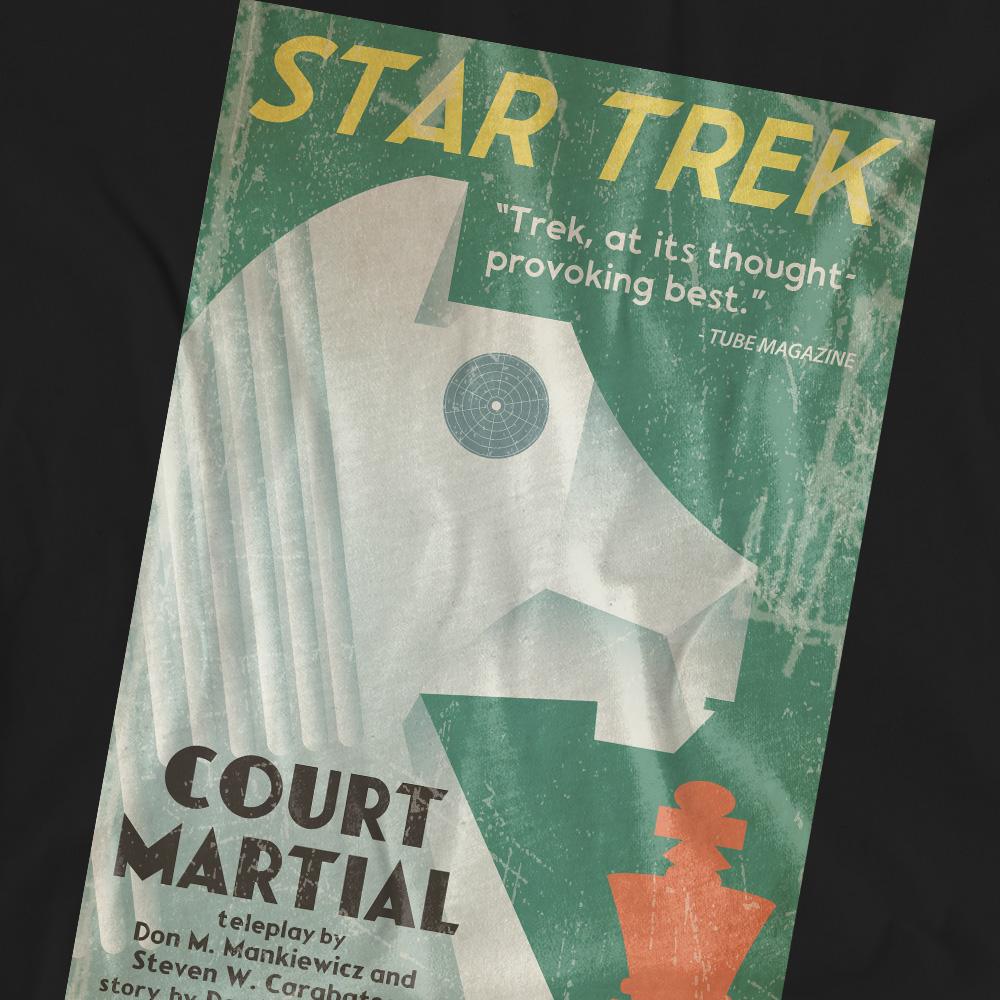 Black - Pack Shot - Star Trek Unisex Adult The Original Series Episode 20 T-Shirt