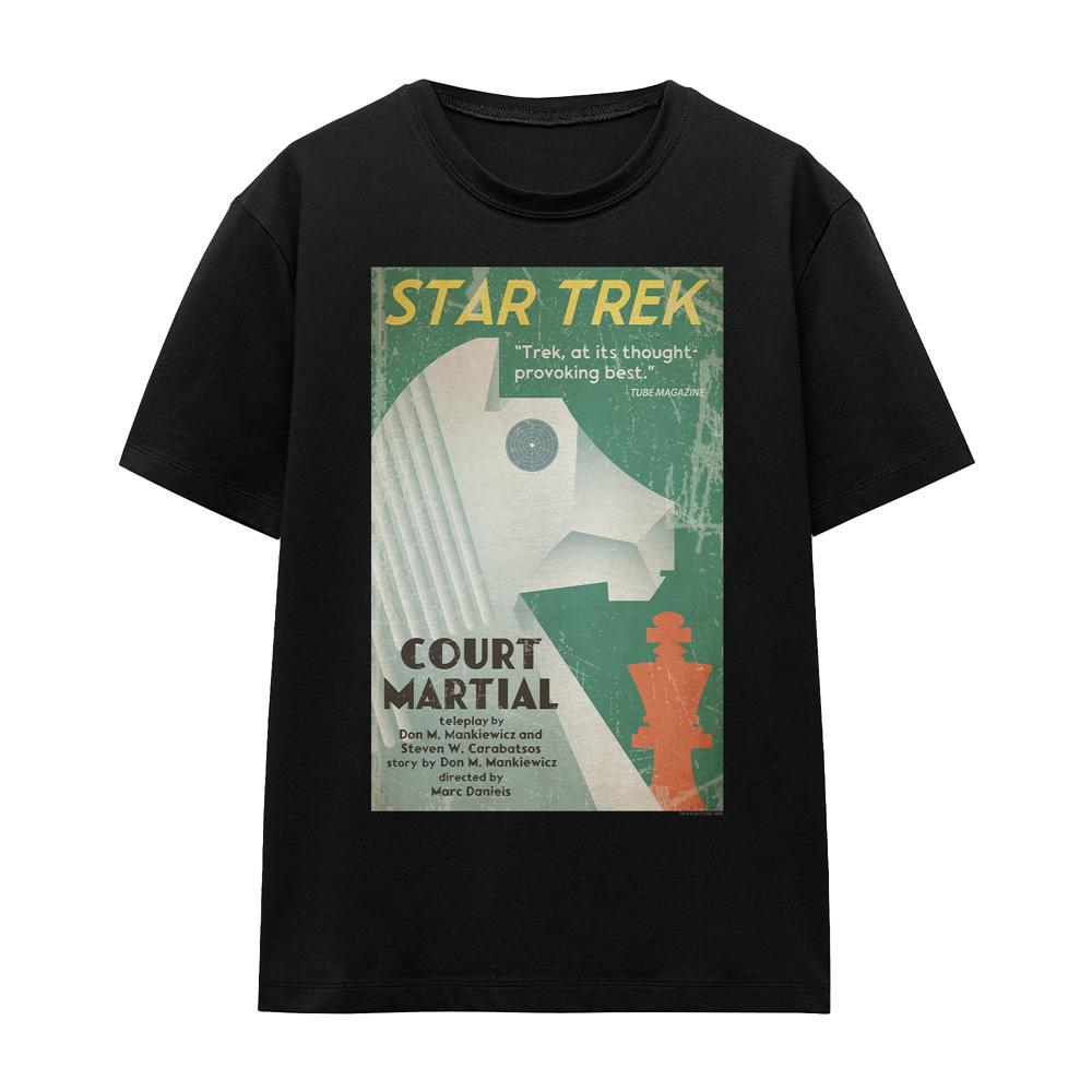 Black - Front - Star Trek Unisex Adult The Original Series Episode 20 T-Shirt