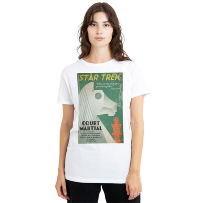 White - Side - Star Trek Unisex Adult The Original Series Episode 20 T-Shirt