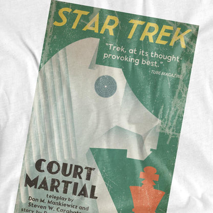 White - Pack Shot - Star Trek Unisex Adult The Original Series Episode 20 T-Shirt