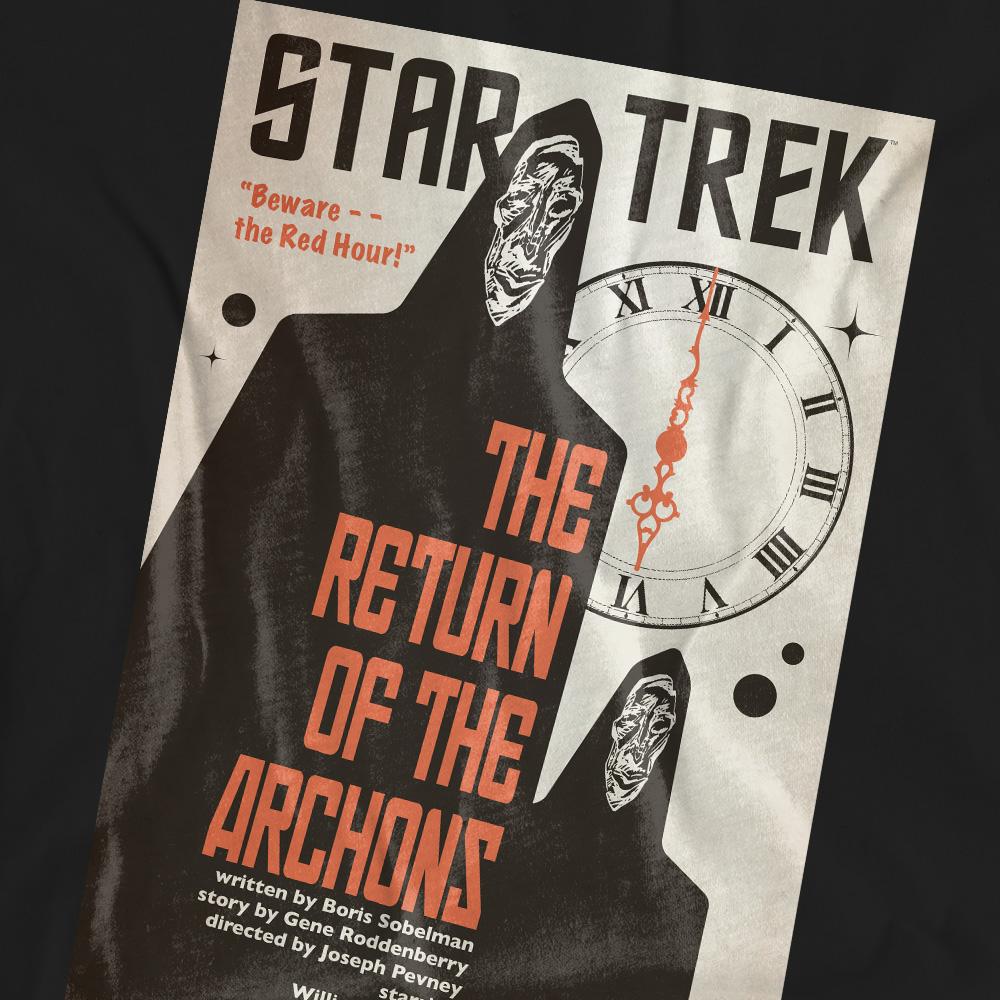 Black - Pack Shot - Star Trek Unisex Adult The Original Series Episode 21 T-Shirt