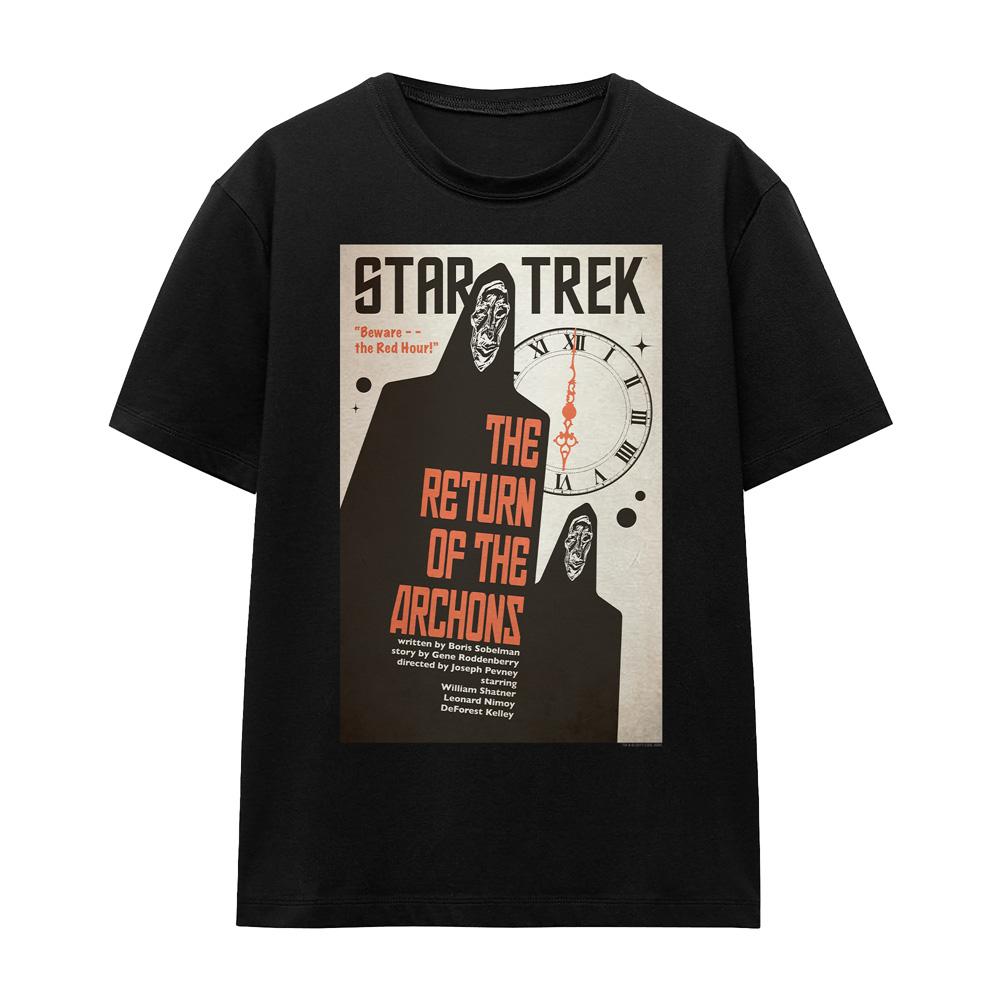 Black - Front - Star Trek Unisex Adult The Original Series Episode 21 T-Shirt