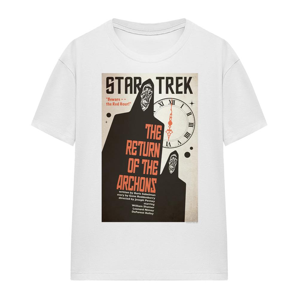 White - Front - Star Trek Unisex Adult The Original Series Episode 21 T-Shirt