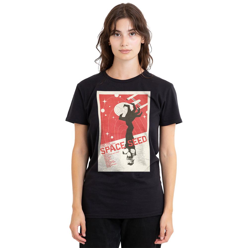 Black - Side - Star Trek Unisex Adult The Original Series Episode 22 T-Shirt