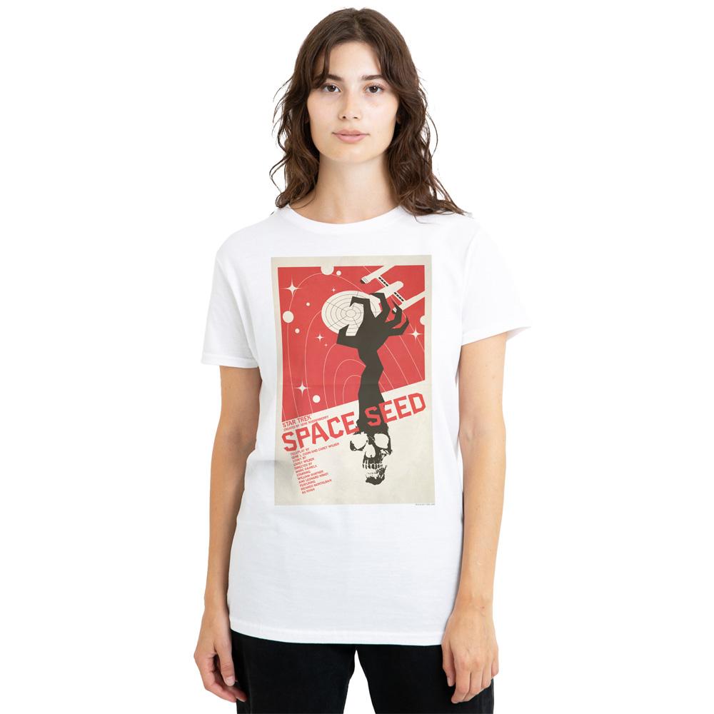 White - Side - Star Trek Unisex Adult The Original Series Episode 22 T-Shirt