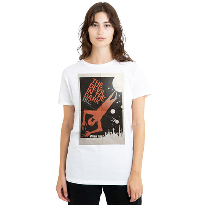 White - Side - Star Trek Unisex Adult The Original Series Episode 25 T-Shirt