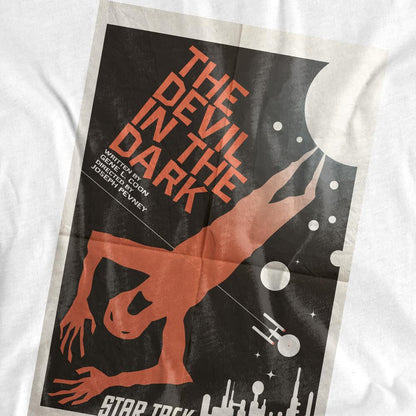 White - Pack Shot - Star Trek Unisex Adult The Original Series Episode 25 T-Shirt
