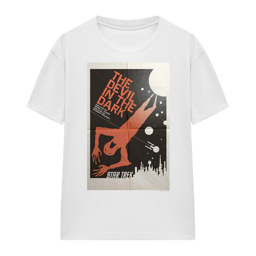 White - Front - Star Trek Unisex Adult The Original Series Episode 25 T-Shirt