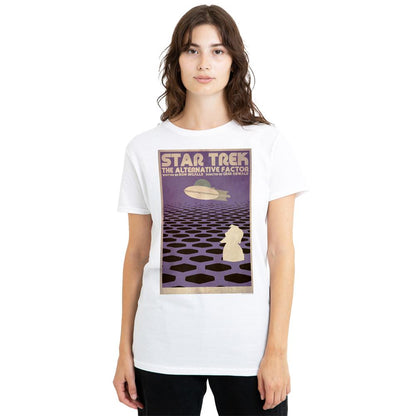 White - Side - Star Trek Unisex Adult The Original Series Episode 27 T-Shirt