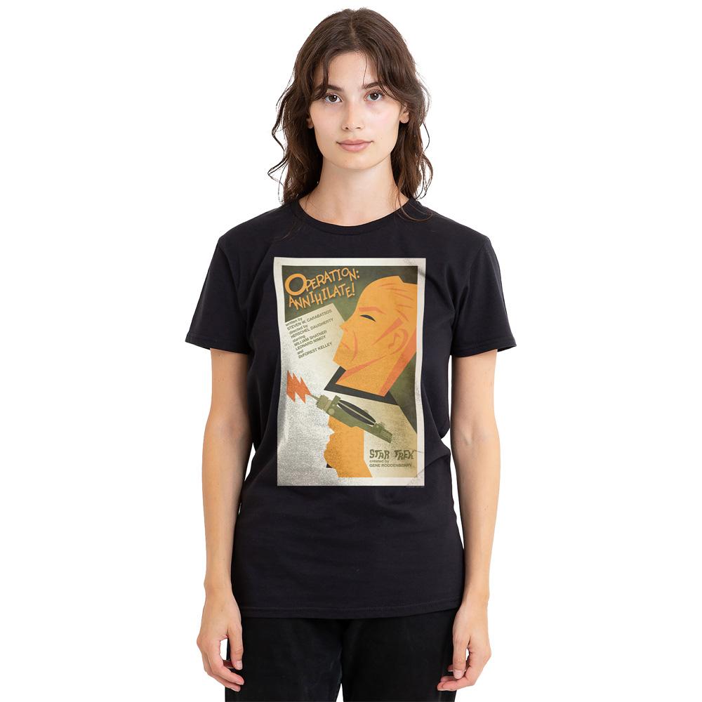 Black - Side - Star Trek Unisex Adult The Original Series Episode 29 T-Shirt