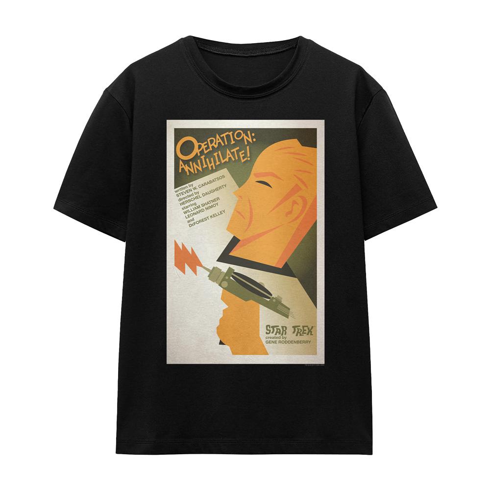Black - Front - Star Trek Unisex Adult The Original Series Episode 29 T-Shirt