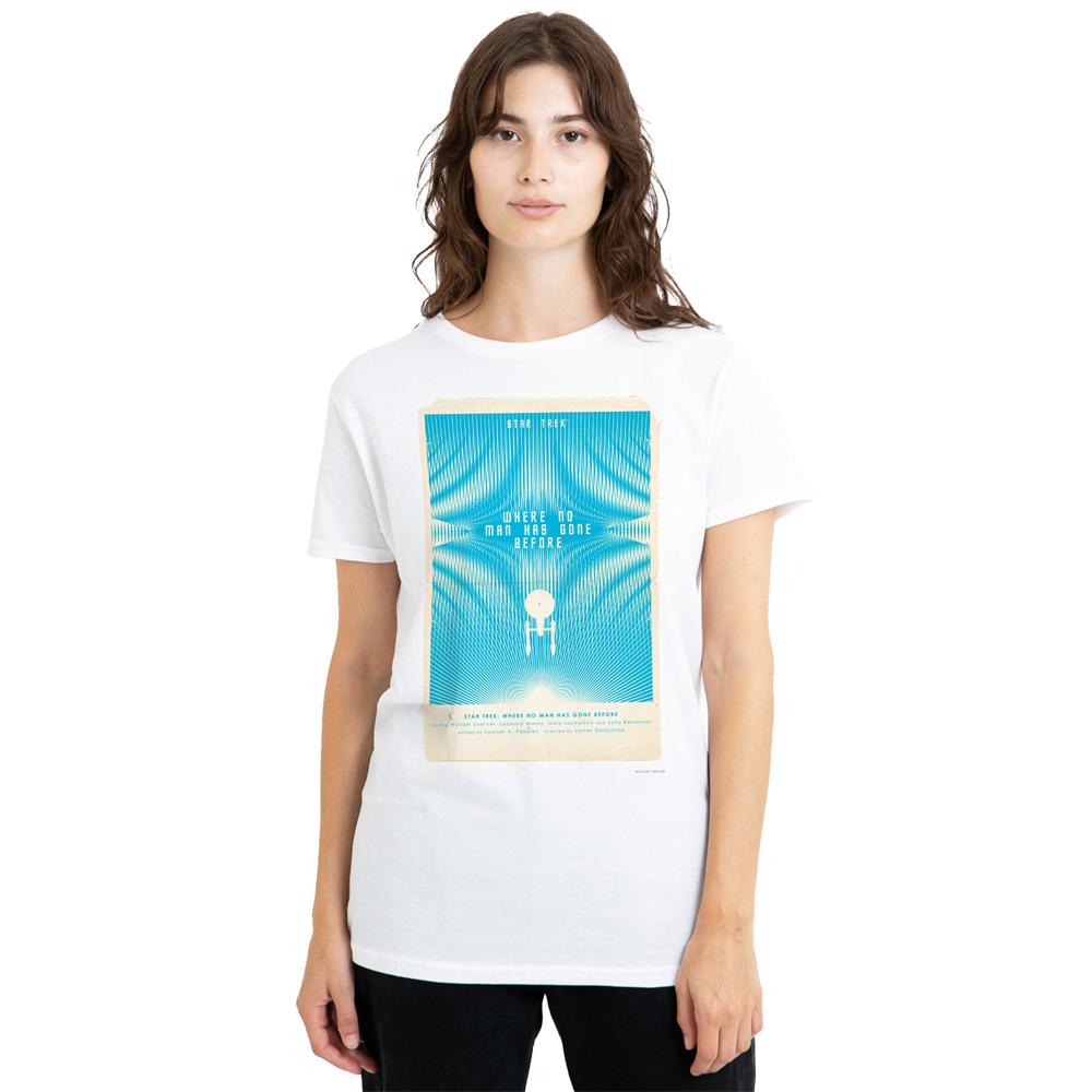 White - Side - Star Trek Unisex Adult The Original Series Episode 3 T-Shirt