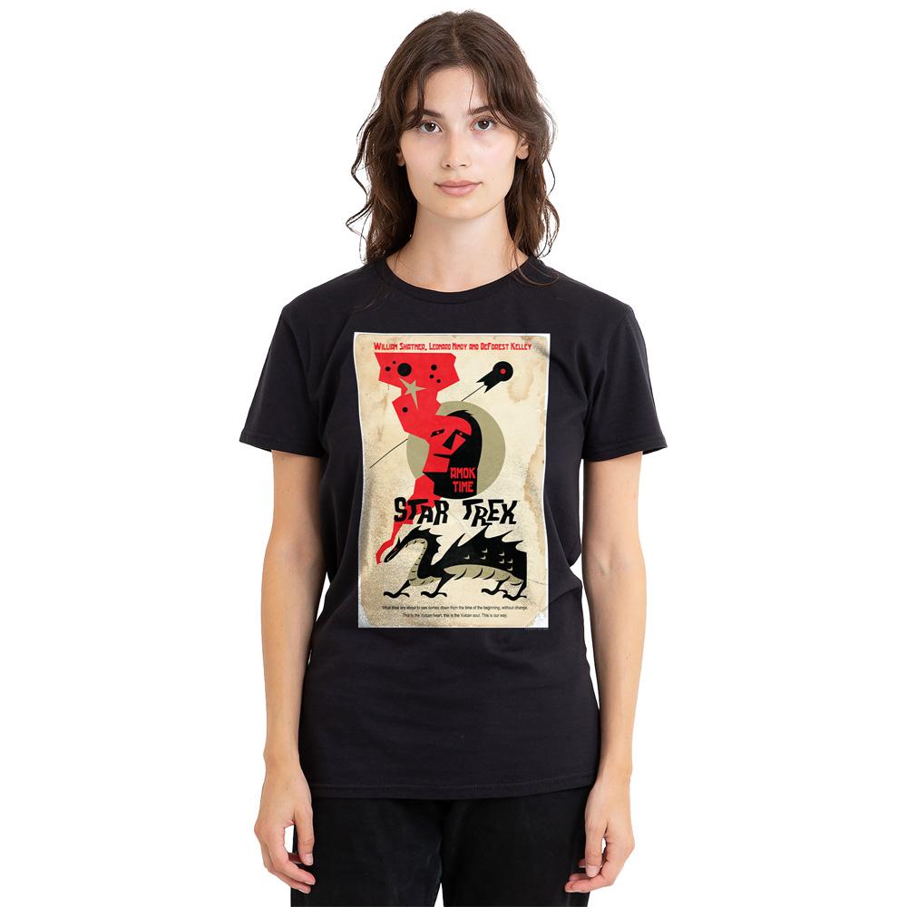 Black - Side - Star Trek Unisex Adult The Original Series Episode 30 T-Shirt