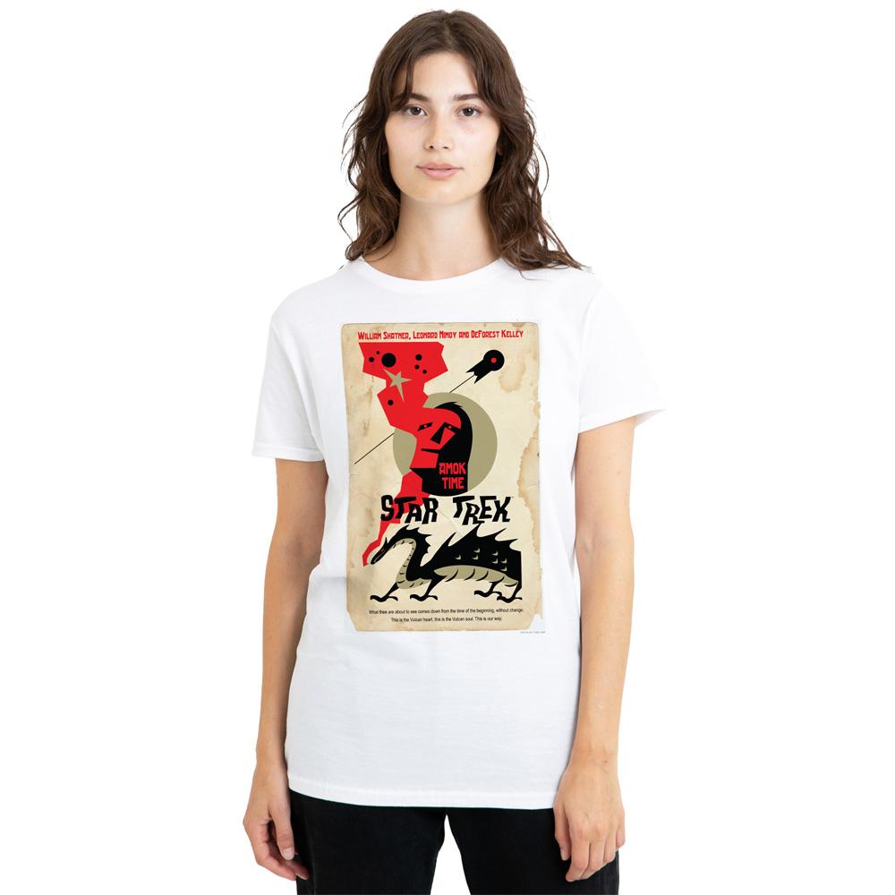 White - Side - Star Trek Unisex Adult The Original Series Episode 30 T-Shirt