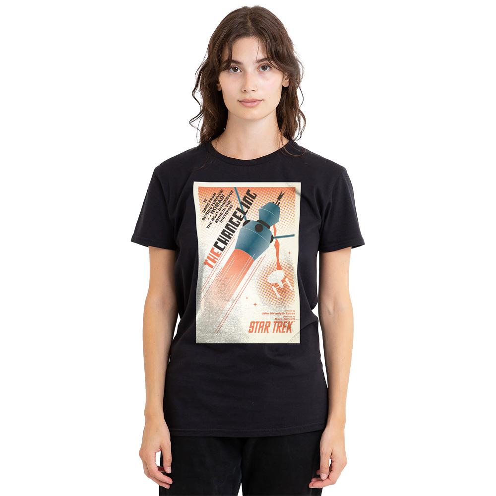 Black - Side - Star Trek Unisex Adult The Original Series Episode 32 T-Shirt