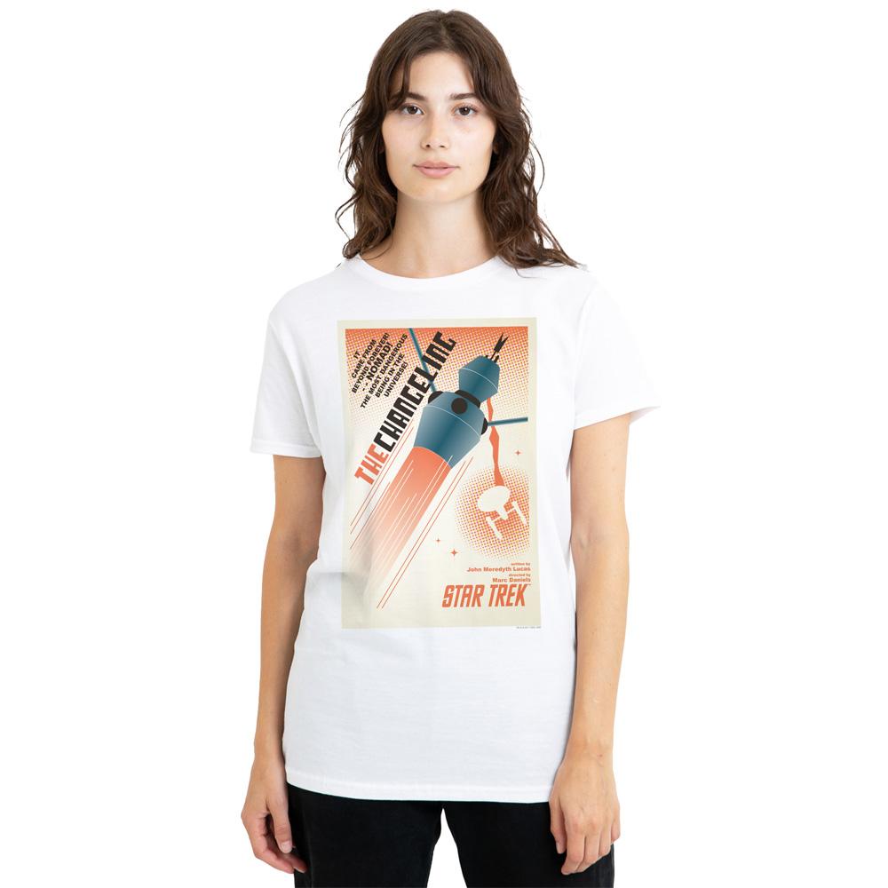 White - Side - Star Trek Unisex Adult The Original Series Episode 32 T-Shirt