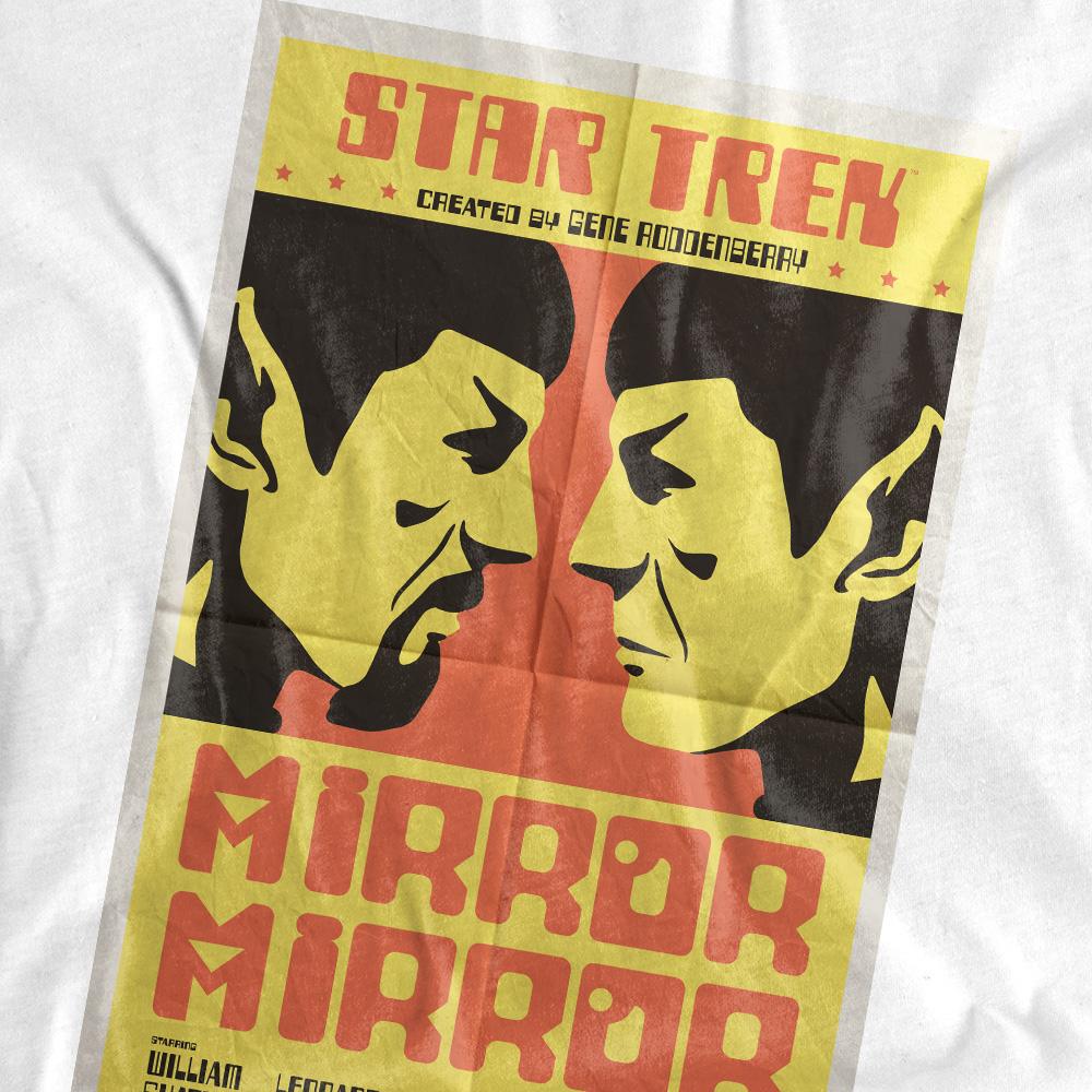 White - Pack Shot - Star Trek Unisex Adult The Original Series Episode 33 T-Shirt