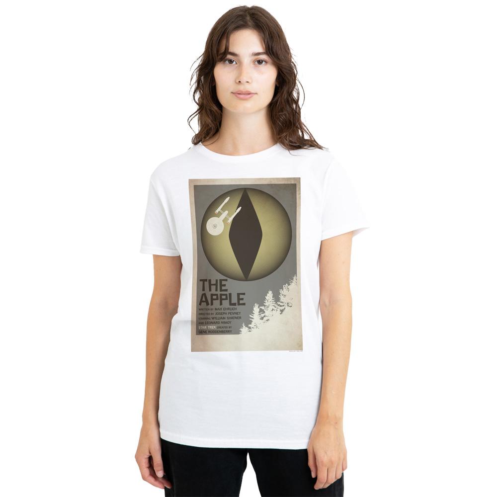 White - Side - Star Trek Unisex Adult The Original Series Episode 34 T-Shirt