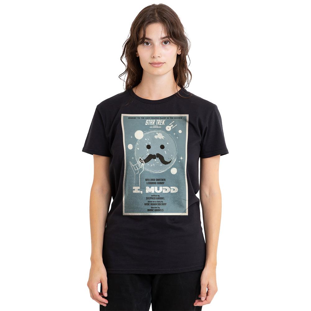 Black - Side - Star Trek Unisex Adult The Original Series Episode 37 T-Shirt