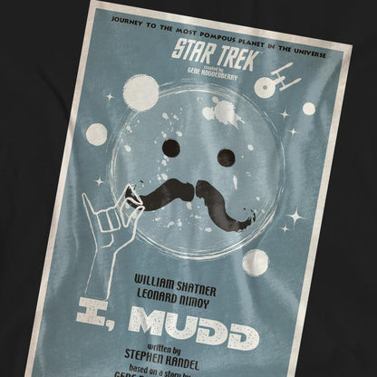 Black - Pack Shot - Star Trek Unisex Adult The Original Series Episode 37 T-Shirt