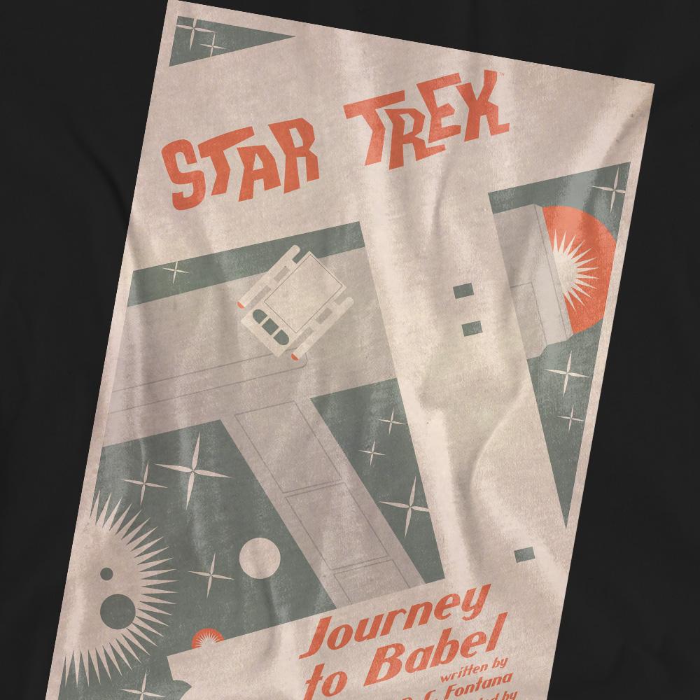 Black - Pack Shot - Star Trek Unisex Adult The Original Series Episode 39 T-Shirt