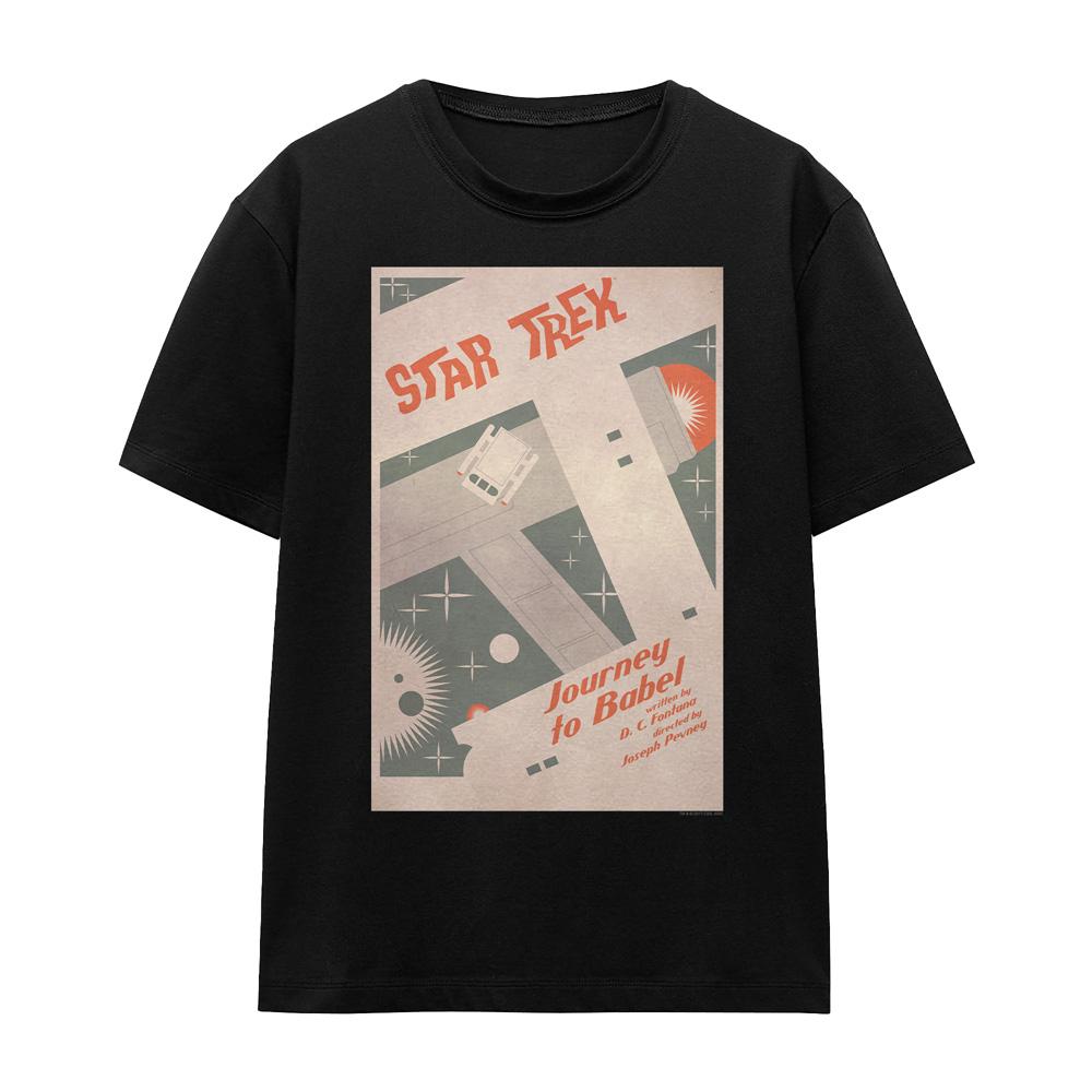 Black - Front - Star Trek Unisex Adult The Original Series Episode 39 T-Shirt