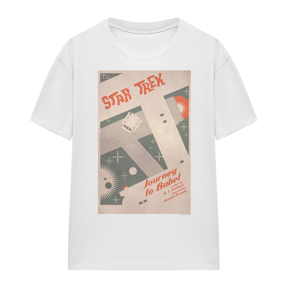 White - Front - Star Trek Unisex Adult The Original Series Episode 39 T-Shirt