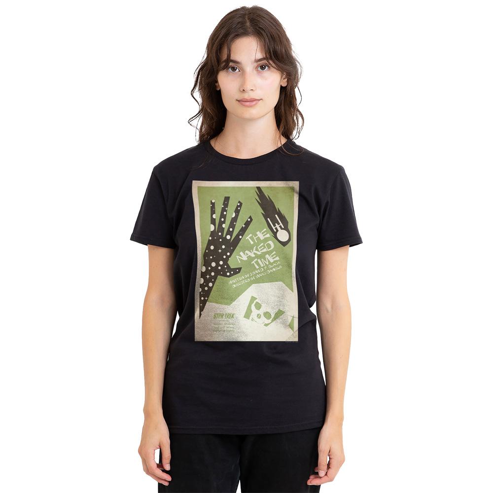 Black - Side - Star Trek Unisex Adult The Original Series Episode 4 T-Shirt