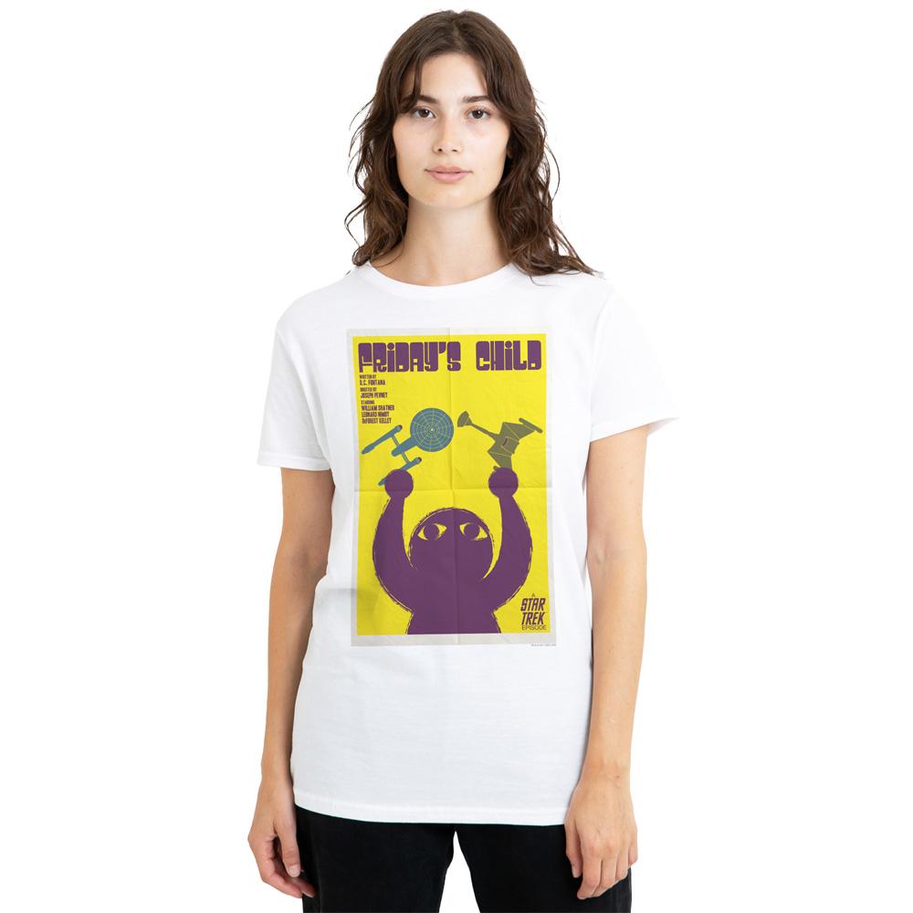 White - Side - Star Trek Unisex Adult The Original Series Episode 40 T-Shirt