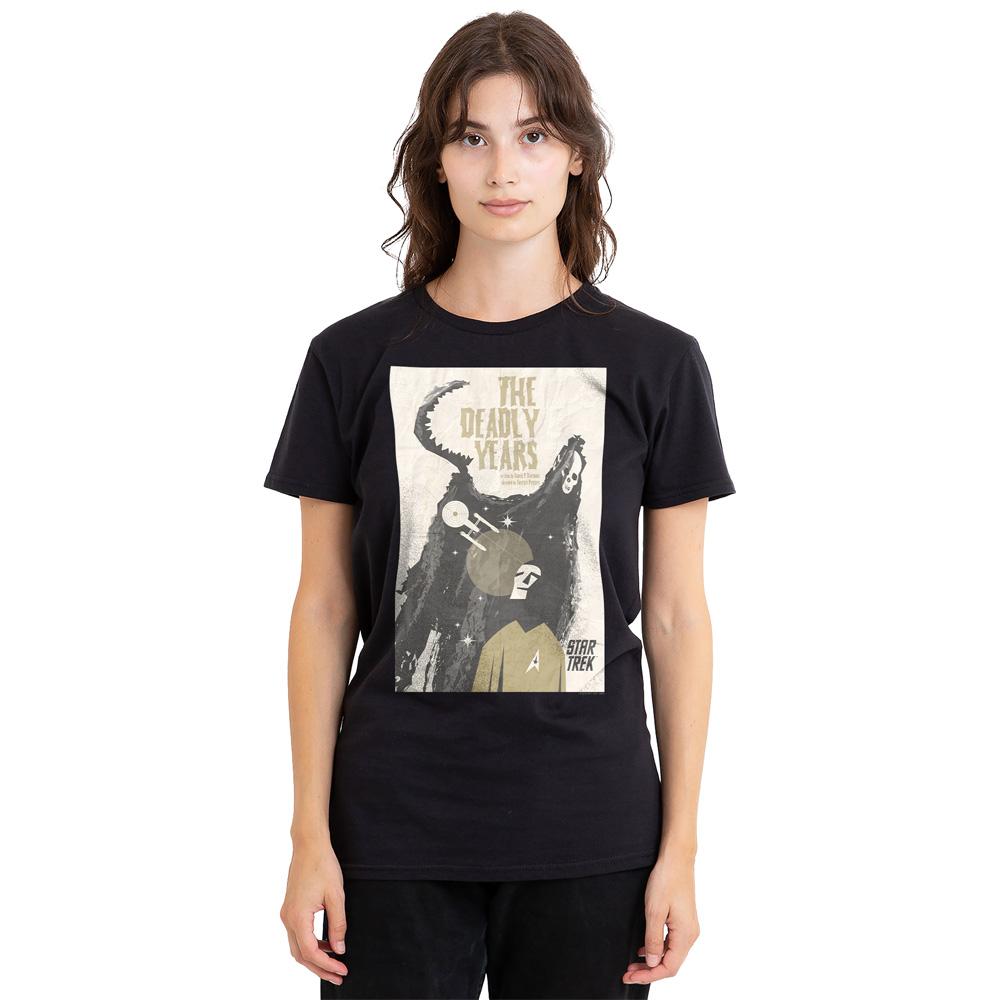 Black - Side - Star Trek Unisex Adult The Original Series Episode 41 T-Shirt
