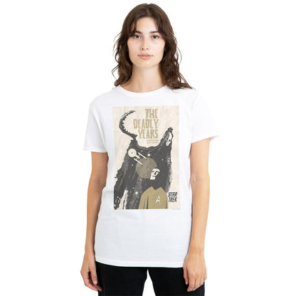 White - Side - Star Trek Unisex Adult The Original Series Episode 41 T-Shirt