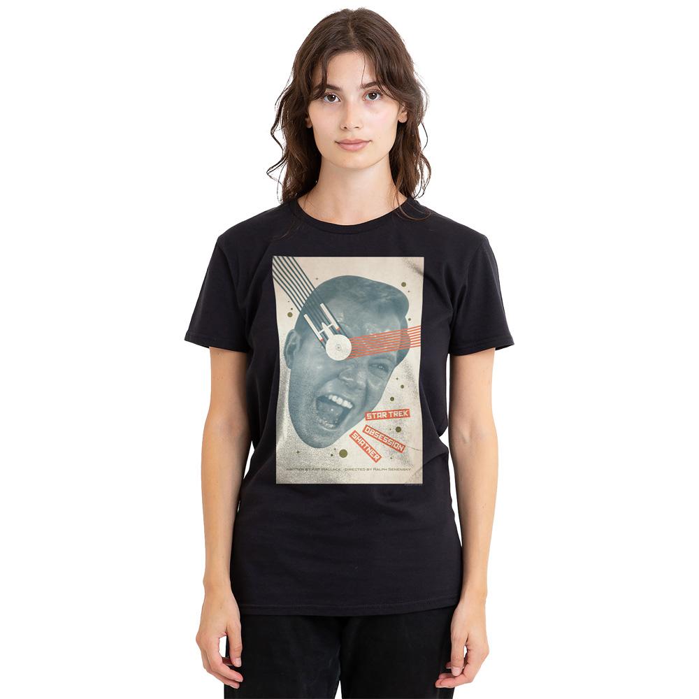 Black - Side - Star Trek Unisex Adult The Original Series Episode 42 T-Shirt
