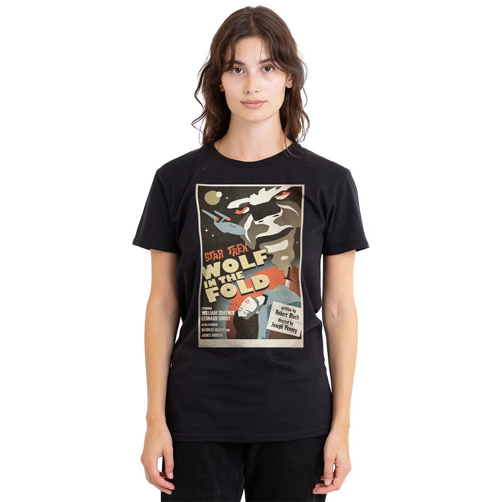 Black - Side - Star Trek Unisex Adult The Original Series Episode 43 T-Shirt
