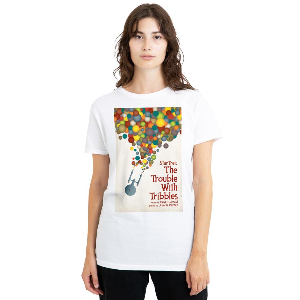 White - Side - Star Trek Unisex Adult The Original Series Episode 44 T-Shirt