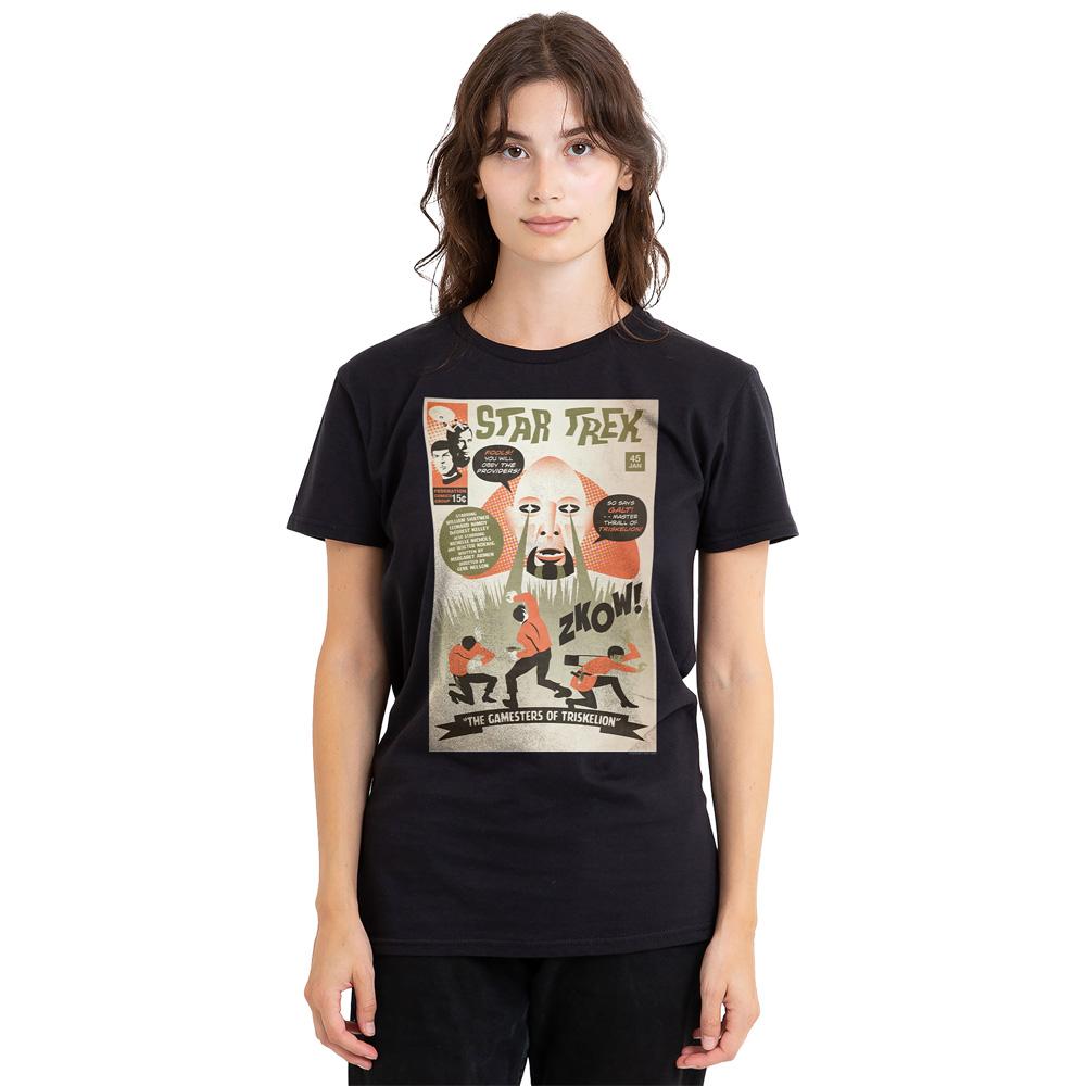 Black - Side - Star Trek Unisex Adult The Original Series Episode 45 T-Shirt